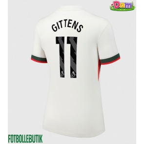 Chelsea Jamie Gittens #11 Bortatröja Kvinnor 2025-26 Kortärmad